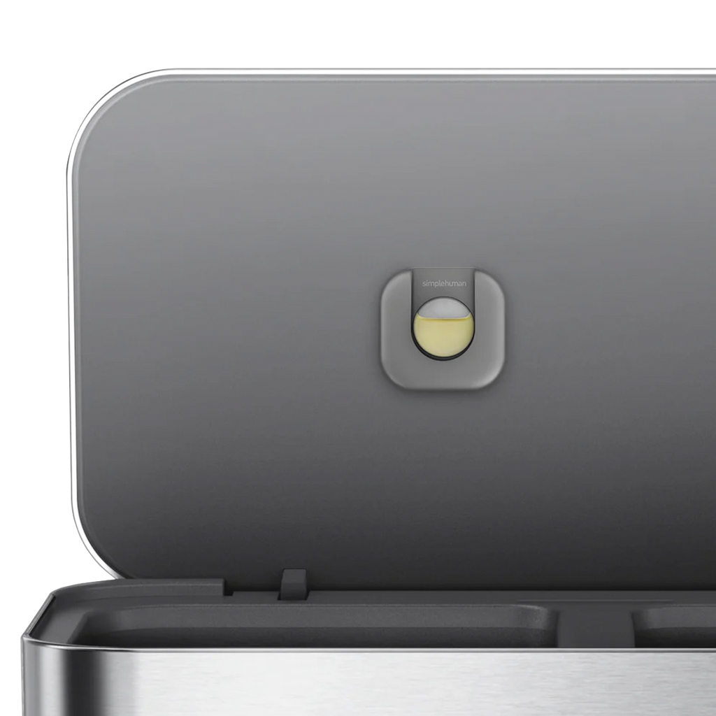 gen1 58L dual compartment rectangular sensor can with voice and motion control